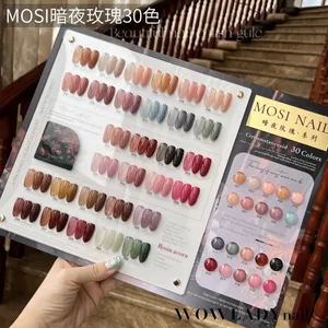MOSI 30 Korean version Hot Sale Colors Nail Gel Polish Set Nail Salon Professional Uv Gel Long Last Gel