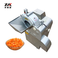 Industriële snijmachine voor fruit- en groenteverwerking, opslag, aardappel- en diepvriesvlees snijmachine, roestvrijstalen motor