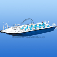 Vente en gros de bateaux de pêche en mer de 6.5m, tout en aluminium soudé, certifiés CE, pour yacht de luxe, bateau hors-bord de 21 pieds, vente de bateaux de pêche