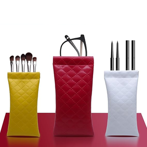 Étui à lunettes en cuir PU souple avec logo personnalisé, étui de protection pour lunettes de soleil, pochette pour lunettes, boîte de rangement de voyage, cadeau d'entreprise - Product Image 4