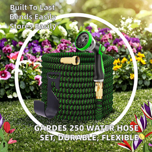 Nuovo Tipo di <span class=keywords><strong>Tubo</strong></span> da <span class=keywords><strong>Giardino</strong></span> Espandibile ad Alta Pressione in Gomma Flessibile Standard CNS 100 ft Diametro 3/4'' con Avvolgitubo - Product Image 3