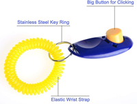 Vente en gros d'usine - Clicker universel pour l'entraînement des animaux de compagnie avec bracelet de poignet