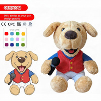 Peluche personnalisée en tissu maille de coton, motif étoile-lune-nuage mignon, thème ciel, pour merchandising de café, ours en peluche, mascotte personnalisée
