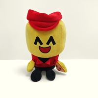 Peluche de 8 pouces en coton et maille, jouet anti-stress, cadeau de jeu de dessin animé