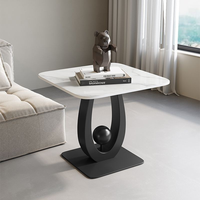 Rock Board Table Console carrée canapé Table d'appoint pour salon balcon chambre meubles de maison Table d'angle