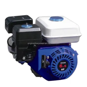 Motor a gasolina GX200 de cilindro único refrigerado a ar 4 tempos 6.5hp