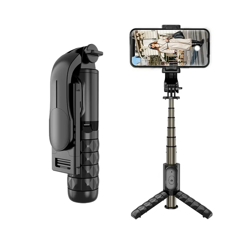 Item Baru Q10 Tongkat Selfie Fleksibel Mini 3 Dalam 1 Tripod Mini Tongsis