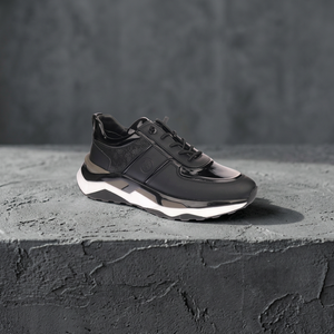 Zapatillas Casuales de Cuero para Hombre M875, Antideslizantes para Invierno, con Logotipo Triangular en V, Cordones Planos, Suela de EVA, Tacón Bajo, con Cordones, Venta al Por Mayor para Exportación - Product Image 3