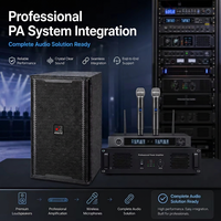Speaker Karaoke Profesional 10 Inch 350W PA Loudspeaker dengan Tweeter 1.75 Inch untuk Sistem Suara Klub dan Panggung