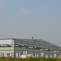 Almacén Prefabricado de Rápido Montaje, Galpón con Estructura Metálica, Hangar con Estructura de Acero en Forma de I en Venta