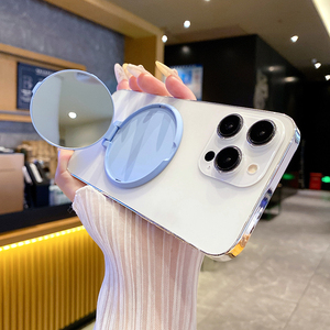Manufacturer Price Cellphone Grip <b>Stand</b> Portable Cosmetic Mirror Phone Ring Holder for Any Phone Case - Product Image 4