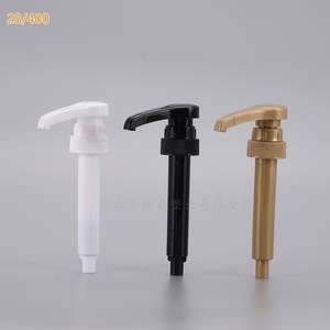 28 400 Gold <b>Black</b> Plastic Long Nozzle Syrup Bottle <b>Pump</b> Dispenser Food Grade Disposable Portable <b>Pump</b> for Syrup - Product Image 5