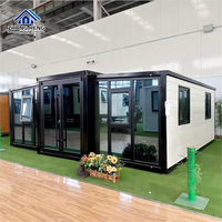 Casa Contenedor Expandible de Lujo de Alta Gama, Estructura de Acero Modular Prefabricada, Transpirable, Moderna, de Ensamblaje Rápido, para Oficina en Casa