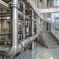Tuyau en acier inoxydable sans soudure ASTM A312 TP304 316L, poli, rond, carré, section creuse, pour projets de construction industrielle
