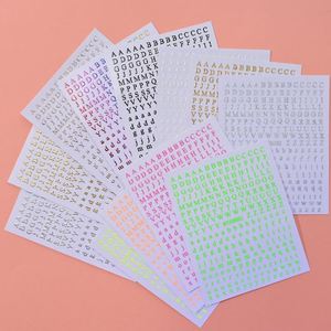 12 Colores, Pegatinas para <span class=keywords><strong>Uñas</strong></span> con Letras de 8*10cm, Calcomanías Transferibles, Decoraciones de <span class=keywords><strong>Uñas</strong></span> de Neón DIY, Manicura, Deslizadores 3D para Salón - Product Image 5