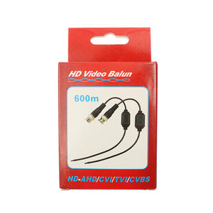 HD pasivo UTP video balun Impermeable anti-interferencia supresión transmiss CAT5 BNC video balun HD CVI TVI AHD video balun - Product Image 2