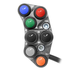 Interruttore Manubrio Sinistro per Aprilia Tuono V4 /RR /RF 2017/2020 (Titanio) - Product Image 1