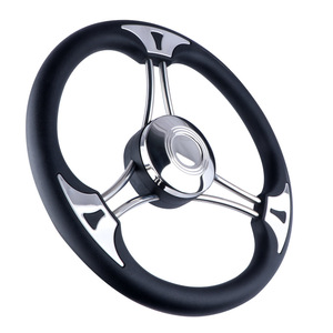 Boat Steering <b>Wheel</b> 13 Inch Stainless Steel Foam Grip Marine Hardware For <b>Replacement</b> Repair - Product Image 1