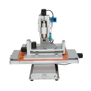 Hout Router 5 Axis Cnc HY-6040 1500W Verticale Metalen Graveermachine Cnc Freesmachine Voor Aluminium Koper