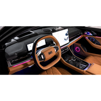 Kit de Iluminación Ambiental RGBIC de 26 LED, 12V, IP65, Impermeable, Plug-and-Play, para Geely Galaxy A7 2025