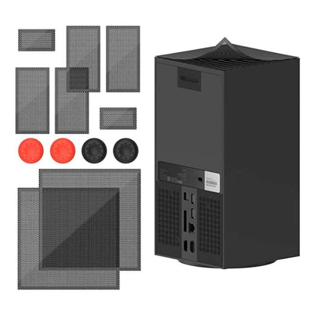 Cooling Fan Filter Dustproof Cover Vent Cover for Xbox Series X Game Console Dust Plug Net Rack Mesh Filter Kit For XBOX Series