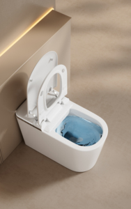 Toilette intelligente moderne et élégante avec écran LED, siège chauffant et bidet pour une amélioration luxueuse de la salle de bain - Product Image 6
