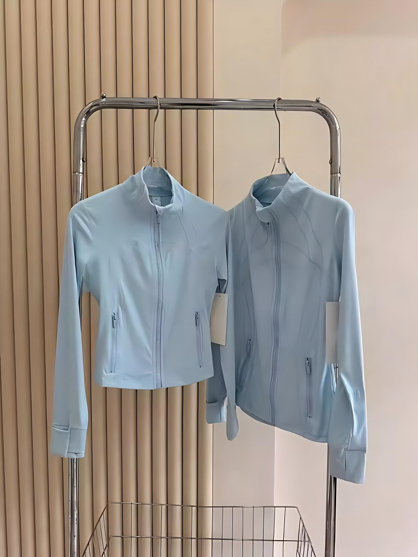 Famous Brand Gold Label Yoga Wear Women's For Zipper Top Stand Collar Slim Fit Sweat-Wicking Jacket Running Sports