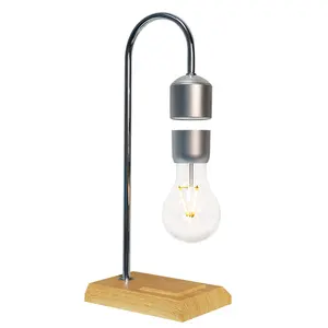 Innovative Floating Bulb Magnetic Levitation Lighting Lamp Bulb Rectangle Option Touch Switch