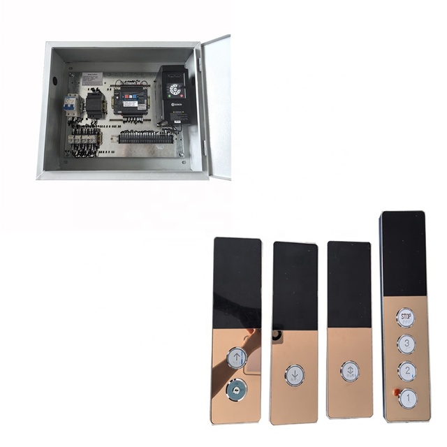 3 Floors Home Elevator Control System with Rose Golden Call Panel and Connection Wire Limit Switch Elevator Parts