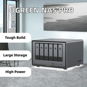 Nouveau NAS de bureau DXP6800Pro à 6 baies, processeur I5 1235u 10 cœurs, 8 Go de RAM DDR5, stockage réseau (sans disques) - Product Image 2