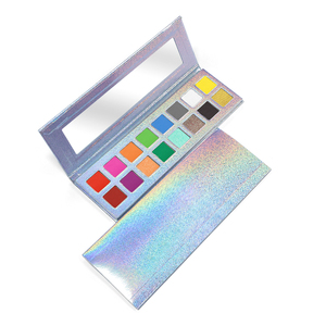 Palette <span class=keywords><strong>de</strong></span> fards à paupières personnalisée à paillettes, 16 couleurs, résistante à <span class=keywords><strong>l</strong></span>'eau, pour le maquillage quotidien, vente en gros - Product Image 6