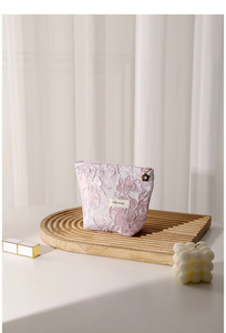 Borsa cosmetica tinta in filo di patate dolci borsa portatile da donna borsa da viaggio per studenti - Product Image 6