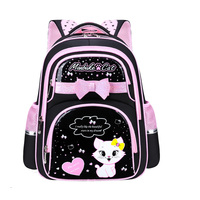 Schulranzen mit individuellem Logo für Mädchen, große Kapazität, Kinder-Notebook-Rucksack mit Cartoon-Druck