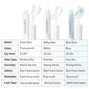 Vente en gros 2 en 1 Lashlift Bleu Couleur Liquide Adhésif 10-15s Brow Lamination <span class=keywords><strong>Colle</strong></span> <span class=keywords><strong>Cils</strong></span> Perm Logo Personnalisé Lash Lift <span class=keywords><strong>Colle</strong></span> - Product Image 3