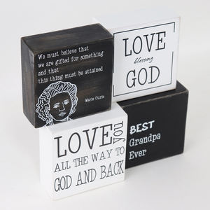 Hand Made Mini Block Wood Sign <strong>Bathroom</strong> Decor Wood Sign <strong>Funny</strong> Sayings <strong>Quotes</strong> Small Mini Block - Product Image 5