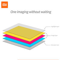 Orijinal Xiaomi ZINK cep yazıcı kağıdı kendinden yapışkanlı fotoğraf baskı 50 levhalar Xiaomi 3-inch Mini cep fotoğraf yazıcı