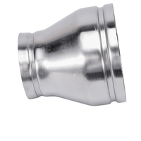 Raccord de tuyauterie en acier inoxydable rainuré concentrique 304 316L DN65 DN80 DN100 pour système d'incendie