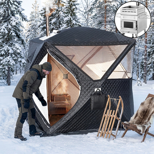 Tent <b>Heater</b> Outdoor Winter Waterproof Cube Winter <b>Portable</b> Foldable Insulated Camping Box Tent - Product Image 1