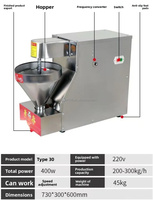 Machine de fabrication de croquettes à entretien facile, machine à former des tourtes à la viande, machine à fabriquer des boulettes de porc, de poisson, de bœuf et de poulet