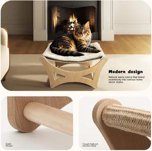 Cama Elevada para Mascotas con Escaleras y Rampa para el Salón o Ventana, Camas para Perros y Otras Mascotas - Product Image 5