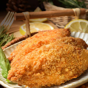 Filetes de pescado de bacalao empanado congelado con sabor italiano <span class=keywords><strong>Vallina</strong></span>, comida rápida fácil de cocinar, aperitivos fritos para la familia y los niños, recién llegados - Product Image 5