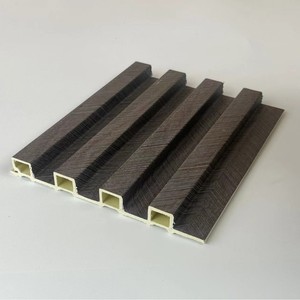 Panneau mural WPC, <span class=keywords><strong>fibre</strong></span> de charbon de bambou, style industriel, fonction acoustique pour revêtement intérieur de hall, résistant à l'usure - Product Image 4