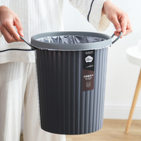 Panier à papier en plastique PP écologique, durable et léger, à ouverture supérieure, pour la maison, le bureau, marque privée, usage polyvalent, vente en gros