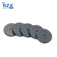 HF NTAG 213 étanche Anti métal ABS pièce ronde jeton RFID NFC dur extérieur garde patrouille étiquette avec trou