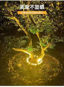 Lampe à colonne solaire à LED pour <span class=keywords><strong>arbre</strong></span> à câlin Lampe à anneau paysage Spot à LED Ip65 Outdoor Landscape Spotlight garden light - Product Image 6