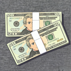 200 pièces de billets factices en papier de qualité supérieure, dollars américains, billets de 20, 50, 100 USD, argent de jeu, effets de <span class=keywords><strong>film</strong></span> pour vidéo, 78*33mm, taille 50% - Product Image 3