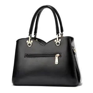 2024 Fashion Pu Leather Women Tote Bag Causal Shoulder Bags Women Handbags Ladies Wholesale