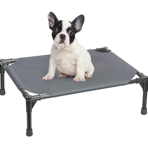 Cama Elevada para Perros y Gatos, para Exteriores, con Marco de Aluminio, Material Teslin, Funda Extraíble y Lavable - Product Image 1