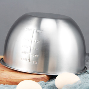 Cuenco para mezclar panadería, 3 uds., cuencos para mezclar de acero inoxidable, contenedor de alimentos para hornear, juego de cuencos para ensaladas - Product Image 1