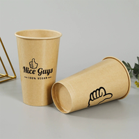 Gobelets jetables biodégradables et écologiques de 20 oz et 22 oz, de qualité alimentaire, à paroi simple, avec logo personnalisé, faible MOQ, pour smoothies